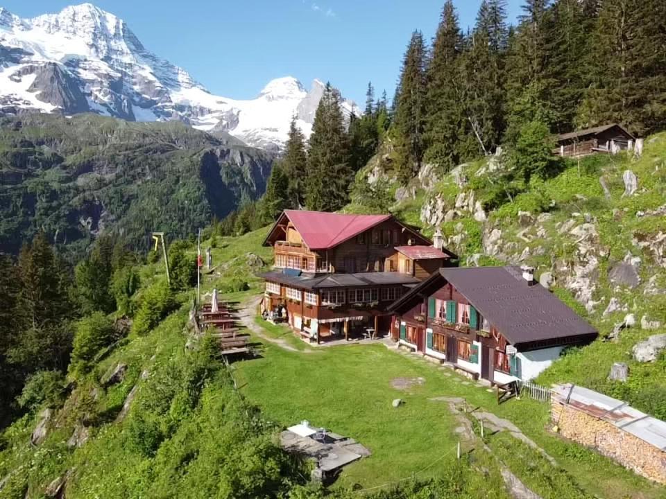 Hotel Berggasthaus Tschingelhorn Stechelberg Exterior foto